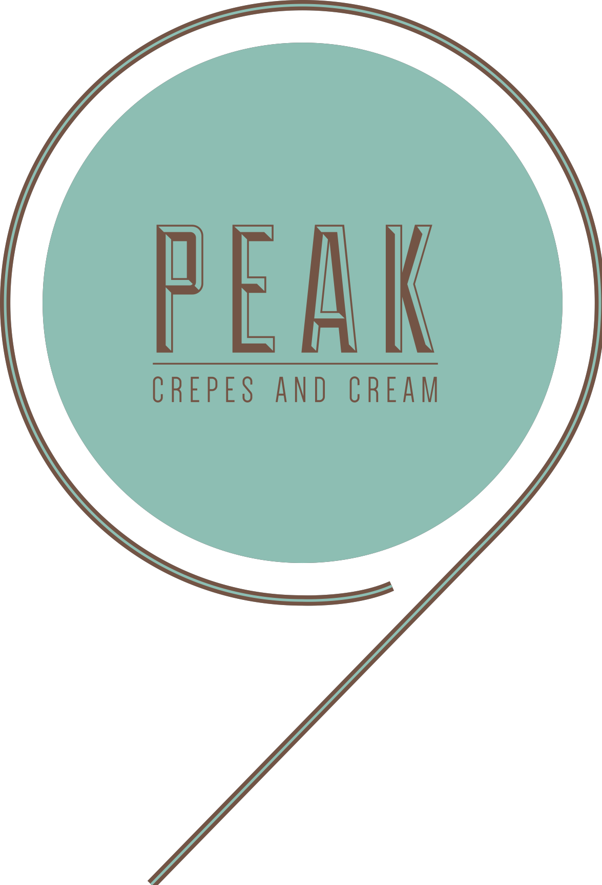Peak 9 Crepes & Cream Wynwood Logo